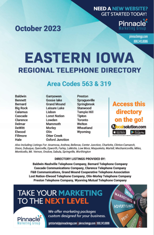 Eastern Iowa Regional Directory Cover
